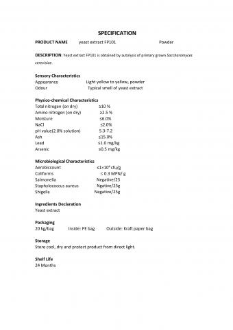 Yeast peptone FP101