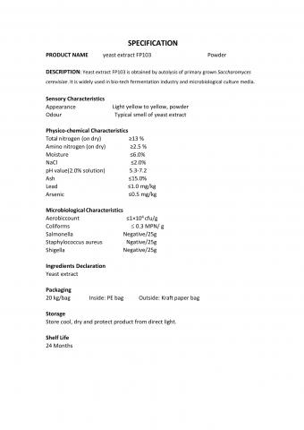 Yeast peptone FP103