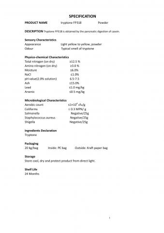Peptone FP318
