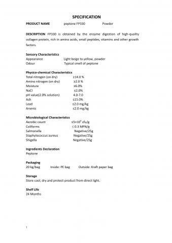 Peptone FP330 